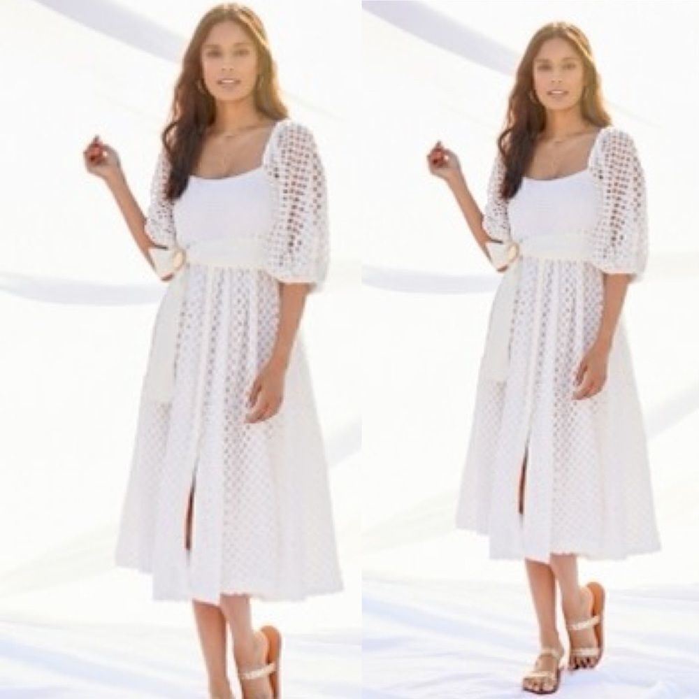 Place Nationale Azuretti Dress in Ivory